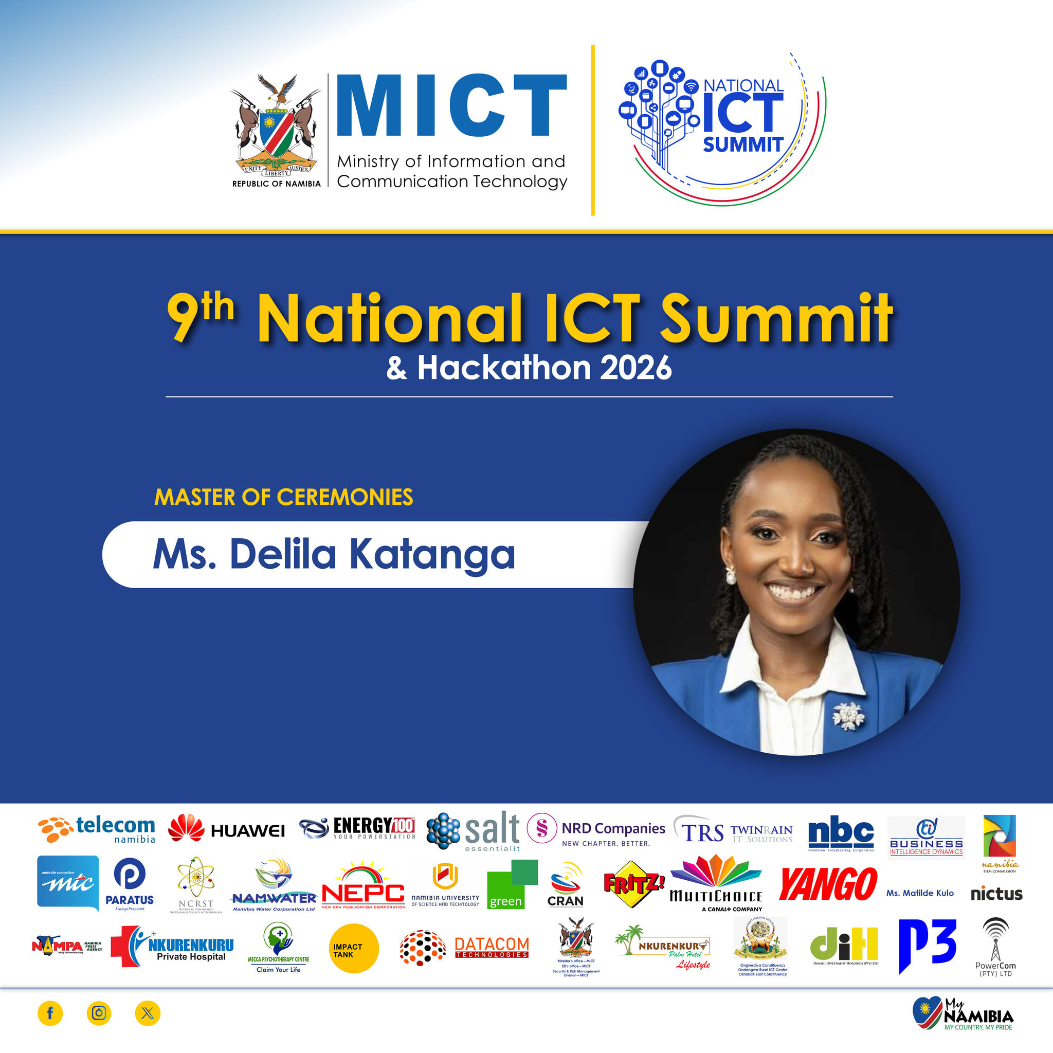 Ms. Delila Katanga, Master of Ceremonies.